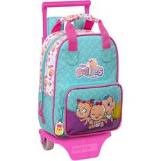 Rueda Simple Equipajes infantiles Safta Mochila Escolar The Bellies 20 x 28 x 8 cm Morado Turquesa Blanco