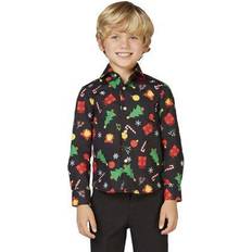 OppoSuits Juleskjorte Black Icons