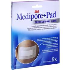 Fasce 3M Medipore+Pad 10x10 cm 5 pezzi