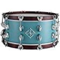 Dixon Drums 14 x 6.5'' Cornerstone Satin Quetzal Blue w/Maple Hoops