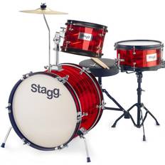 Batterie Stagg TIMJR3-16B Red Set Batteria Bambini