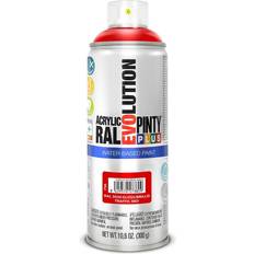 Pinturas Pintura En Spray Pintyplus Evolution Water-Based 520 Cc Ral 3020 Rojo Tráfico Oro, Rojo, Transparente