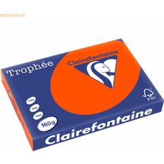 Rojo Papeles de copia Clairefontaine Kopierpapier Trophee A3 160g/qm VE=250