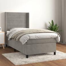 vidaXL madras 100x200 cmfløjl Kontinentalseng