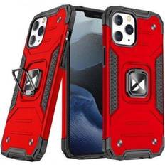 Iphone 13 rugged armor Wozinsky Ring Armor Kickstand Tough Rugged iPhone 13 Pro Röd