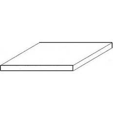 Wandpaneele Evergreen 9010 Weiße Polystyrolplatte, 150x300x0,25 mm, 4 Stück