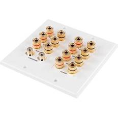 Monoprice 2-Gang 7.2 Surround Sound Distribution Wall Plate