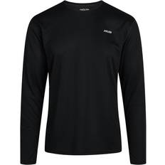 långärmad T-shirt, Svart