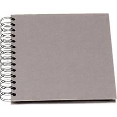 Beige Scrapbooking S.O.H.O. Fotoalbum Whire-O 60 Seiten 180x180mm taupe/schwarz