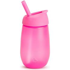 Drikkeflaske fra Simple Clean Straw Cup Pink 12m