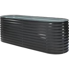 Stahl Blumenkästen Westmann Westmann Metall Hochbeet Oval anthr.
