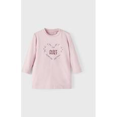 Bambino Bluse e Tuniche Name It Camicia a maniche lunghe Nbfoane lilla brunito - rosa/pink