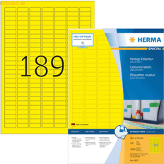 Herma Self Adhesive Coloured Labels 25.4 x 10 mm
