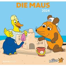 Maus 2024 Broschürenkalender 30x60 geöffnet