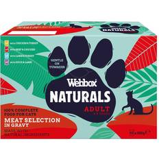 Webbox Cats Pets Webbox Natural Meat Gravy Cat Pouch 12 Pack