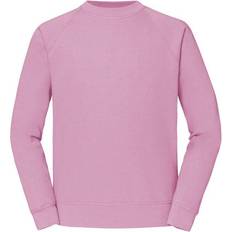 Fruit of the Loom Mens Classic 80/20 Raglan Sweatshirt Light Pink