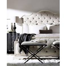 King tufted bed frame Mirabelle Button-Tufted King Bed