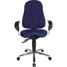 Topstar Sillas de oficina Topstar Bürodrehstuhl M.Permanentkontakt Blau 460-560 mm Silla de oficina