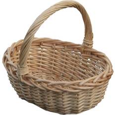 Red Boxes & Baskets RED HAMPER Hamper S015/HOME Childs Oval Shopping Basket