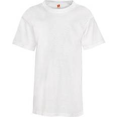 Hanes Boys' TAGLESS&reg, ComfortSoft&reg, Crewneck T-Shirt,X-Small, White