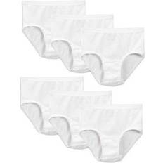Boys Knickers Children's Clothing Fruit of the Loom Girls Tag Free Cotton Brief - White
