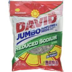 David sunflower seeds David Reduced Sodium Salted and Roasted Jumbo Sunflower Seeds