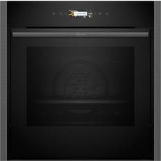 Neff n70 single oven slide and hide Neff B54CR31G0B Grey, Black