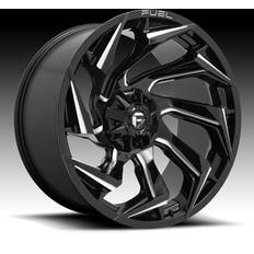 Fuel 17" - Black Car Rims Fuel Off-Road D753 Reaction Wheel, 24x12 with 6 on 135/6 on Bolt Pattern