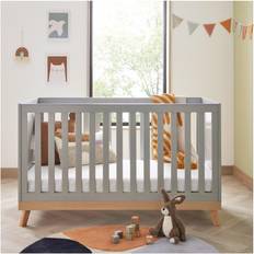 Babymore Mona Cot Bed Grey