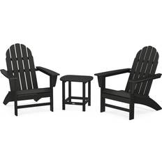 Black Outdoor Lounge Sets Polywood Vineyard Outdoor Lounge Set