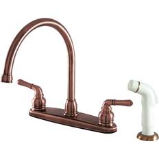 Brown Kitchen Taps Kingston Brass KB79 Magellan 1.8 Brown