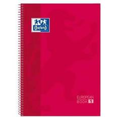 Oxford A4 Red Notebook Set of 5