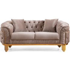 Chesterfield Sofas Galaxy Home Furniture Vanessa Sofa 73" 2 Seater