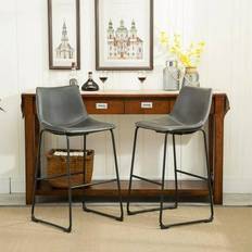 RH Chairs RH Roundhill Carbon Loft Inyo Bar Stool