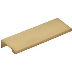 87110US4 4 in Center to Center Cabinet Edge Pull Satin Brass