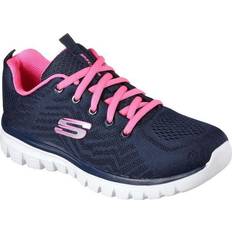 Skechers Womens Graceful Get Connected Wide Fit Trainers Shoes