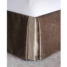 Silvio Queen Bed Skirt Valance Sheet Brown