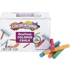 Rood Krijtjes Colorations Colored Dustless Chalk 100 pcs