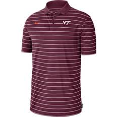 Nike Men's Virginia Tech Hokies Maroon Football Victory Dri-FIT Polo, XXXL, Red