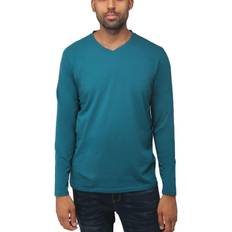 Men - Turquoise T-shirts XRay V-neck Long Sleeve T-shirt