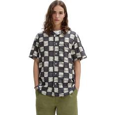 Vans Moore Button-down-hemd asphalt/antique Herren Grau, Größe Grau