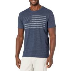 Tops Lucky Brand men's usa flag tee shirt, american navy