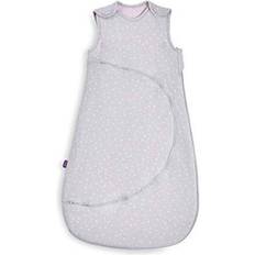påse 0 – 6 m sovsäck 2,5 Tog, rosfläckar, rosa/grå/vit, 460 g, SW007BC