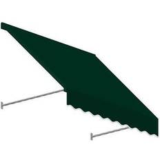 Green Side Awnings Awntech SANT21-US-3F 3.38 Santa Fe Twisted Rope Arm Window Entry Awning Forest