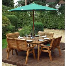 Charles Taylor Eight Bench Patio Dining Set