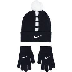 Nike Black Beanies Nike Boys' Elite Beanie and Gloves Set, Black