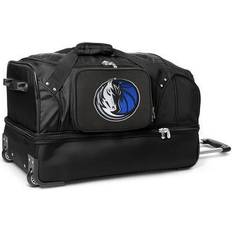 Mojo Dallas Mavericks Black 27'' 2-Wheel Drop Bottom Rolling Duffel Bag