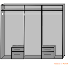 WIMEX Freiburg Kleiderschrank