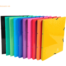 Office Supplies Exacompta Iderama Elasticated Ring Binder 2 Ring 15mm A4 Pack of 20