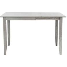 Gray Dining Tables Safavieh Miliano Collection DTB1404B Extension Dining Table